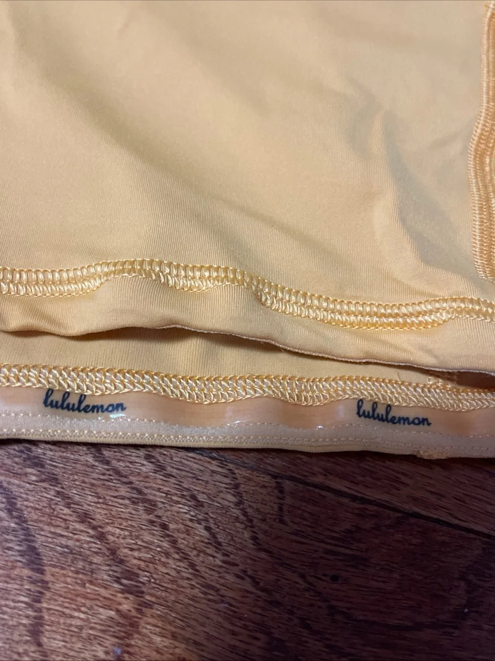 Lululemon Women Pace Rival Mid-Rise Skirt Mango Dream Orange Tennis Golf Skort 8